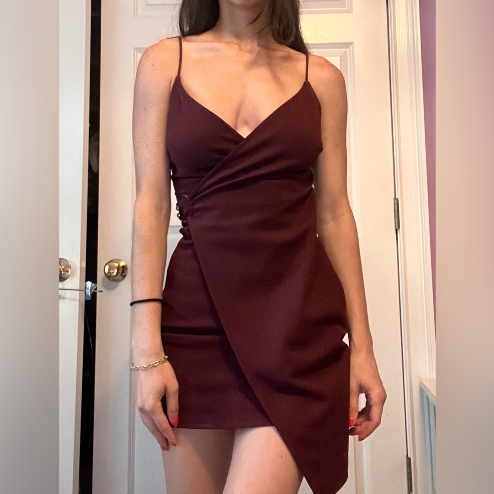 Lulus formal bodycon dress purple